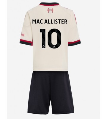 Liverpool Alexis Mac Allister #10 Udebanesæt Børn 2025-26 Kort ærmer (+ korte bukser)